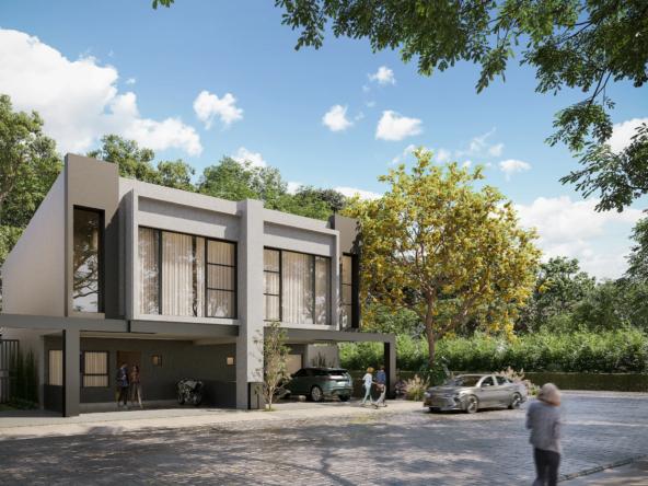 Fachada. Casas en venta en condominio Belén Urbano. Belén, Heredia