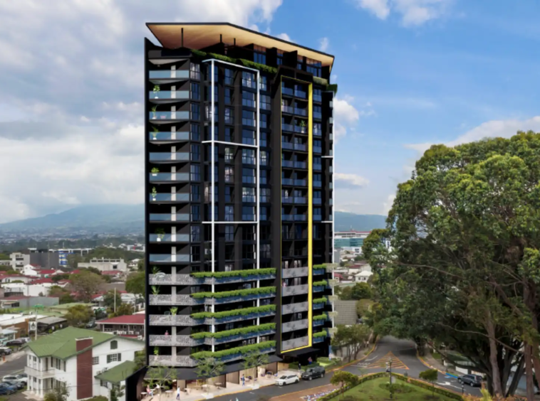 Fachada. Apartamentos en venta en SER, Escalante, San José.