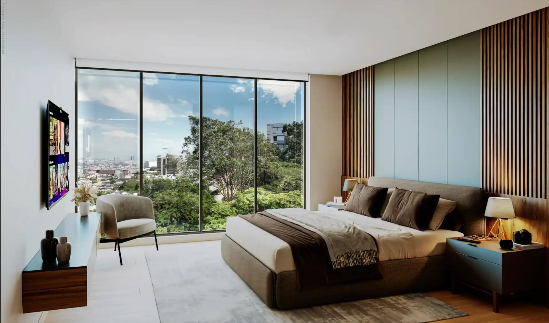 Habitación. Apartamento en venta en Silentia
