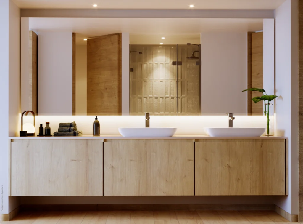 Baño. Apartamento en venta en Silentia