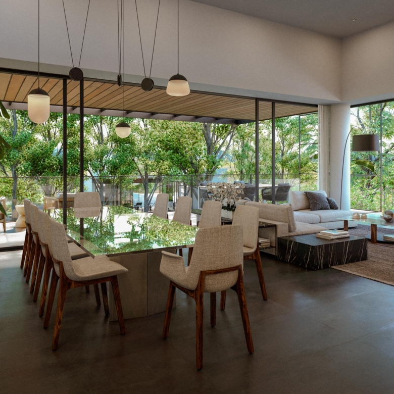 Comedor. Apartamentos en venta en ATTALI, Escazú, San José.
