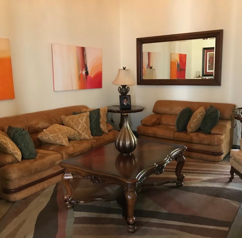 Sala. Casa en venta en condominio. La Rivera, Belén, Heredia.