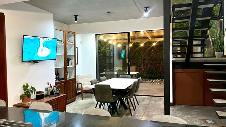 Comedor. Casa en venta en condominio. Río Oro, Santa Ana, San José.