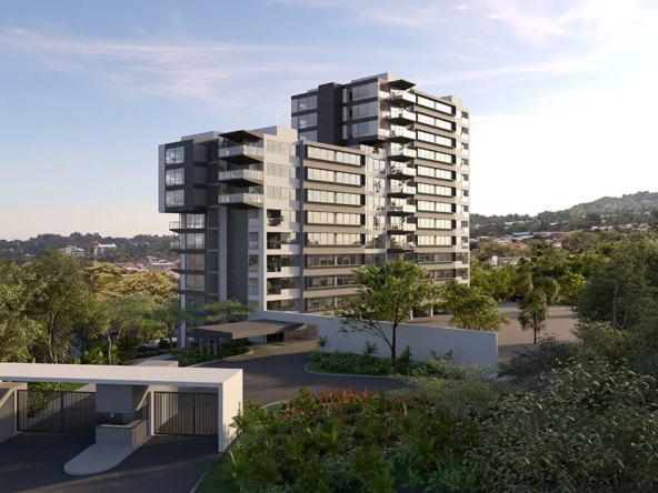 Fachada. Apartamentos en venta en AVVIA, Escazú, San José.